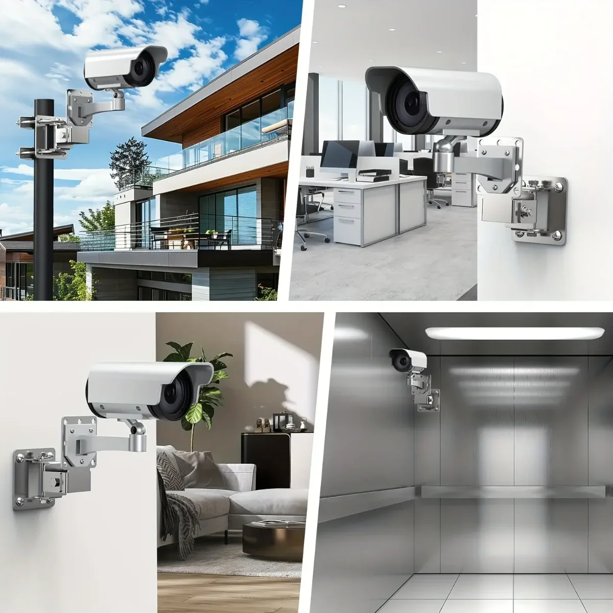 AP Bridge Antenna Clamp Holder ปรับมุมได้, ฟิกซ์เจอร์มัลติฟังก์ชั่น, สําหรับสถานที่ก่อสร้าง, เสาอากาศการสื่อสารคงที่