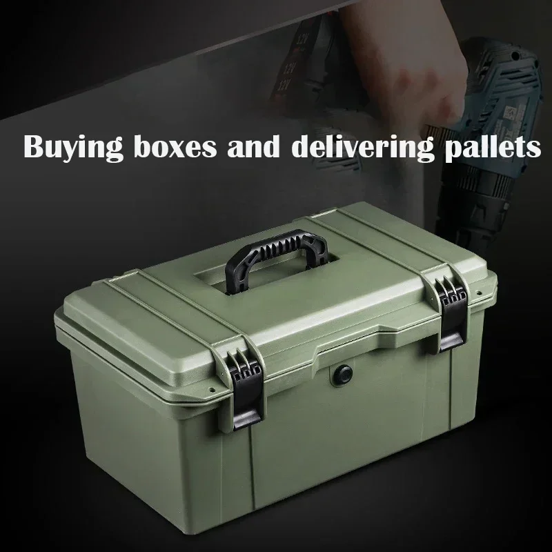 Professional Tool Box Electrician Woodworking Working Storage Bag Thickened Hardware Tool Box Plastic  Portable Household