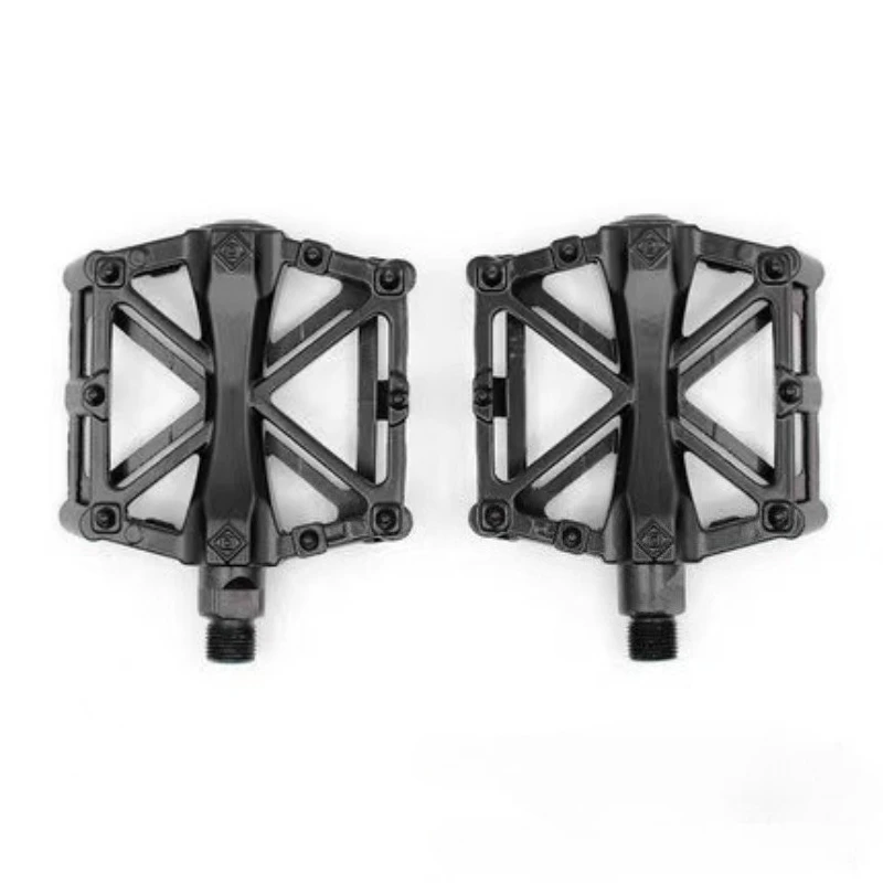 

Mountain Bike Aluminum Pedals Wide Platform Bicycle Alloy Foot Rest Durable Ball Bearing Anti Slip Cycling Foot Pedals