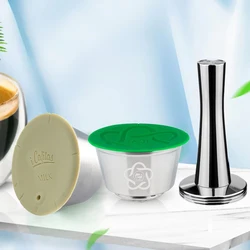 Reusable coffee Capsule Stainles Steel for Dolce Gusto Refillable Pods Espresso Capsule Filter Milk Foam Filter Cartridge