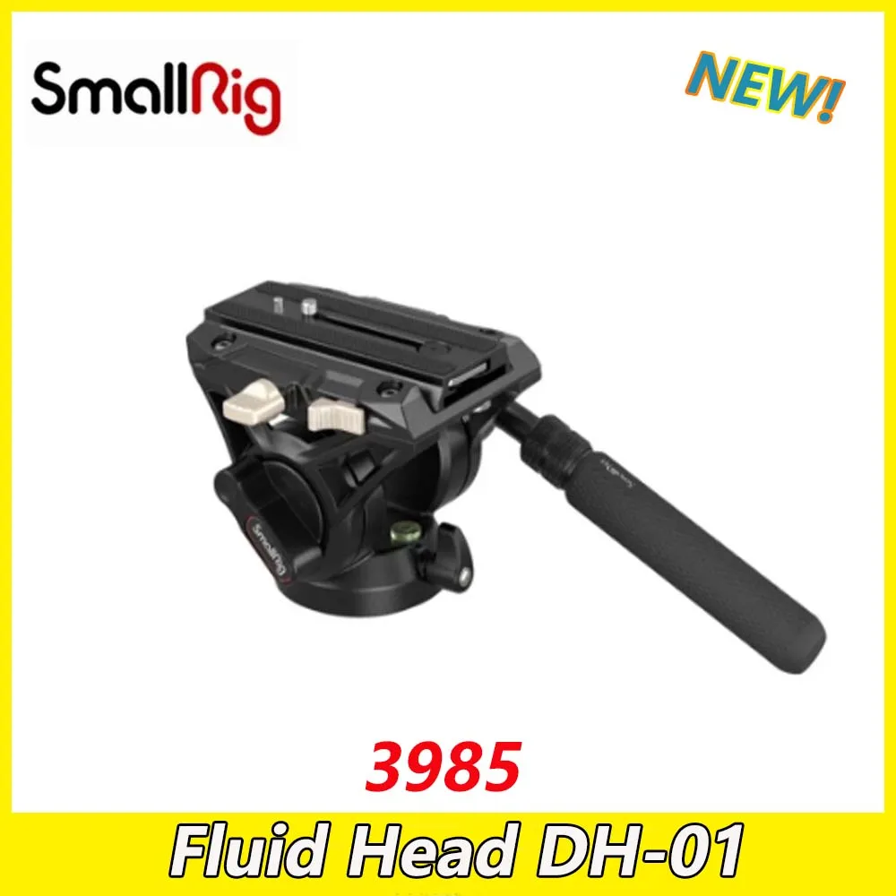 

SmallRig Fluid Head DH-01 with Quick Release Plate Baseplate and Manfrotto-type For Roins RS 2 RS 3 RS 3 Pro Gimbal 3985