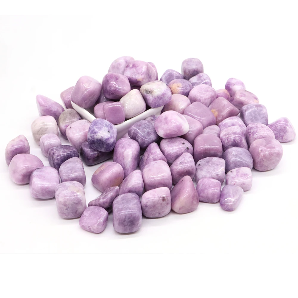 

Lilac Lepidolite Natural Bulk Crystal Stones Reiki Healing Polished Energy Chakra Bead Gravel Specimen Aquarium Tumbled Gemstone