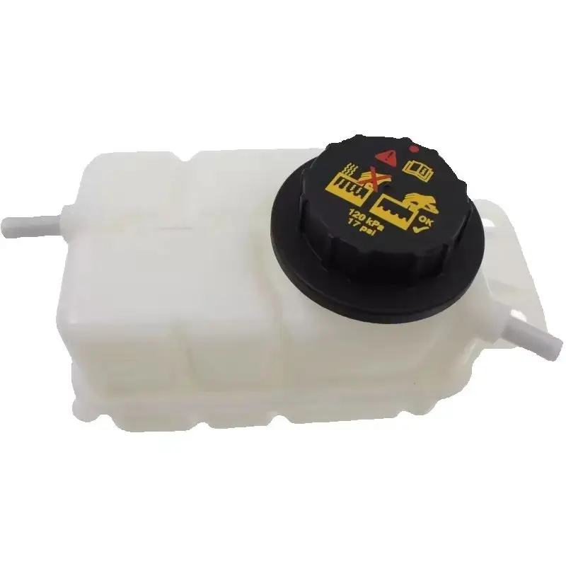 96930818 96815542 Engine Radiator Coolant Reservoir Tank Yellow&Black/Cap for Chevrolet Aveo Pontiac