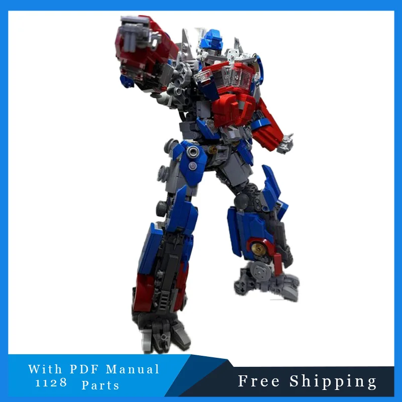

1128 Parts Creative Transforming Mecha Building Block Brick Model Creative Educational Assembly Toy Set Christmas Gift For Adult
