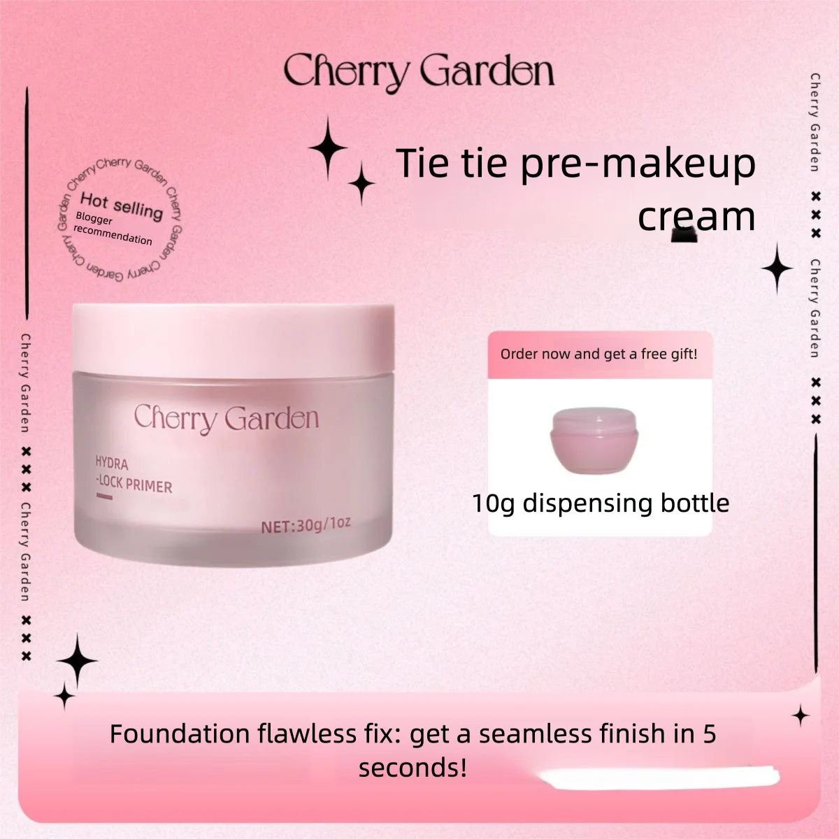 Cherry Garden/cg Pre-makeup Patch Cream Nourishes, Locks In Moisture, Repairs And Moisturizes The Skin At An Affordable Price
