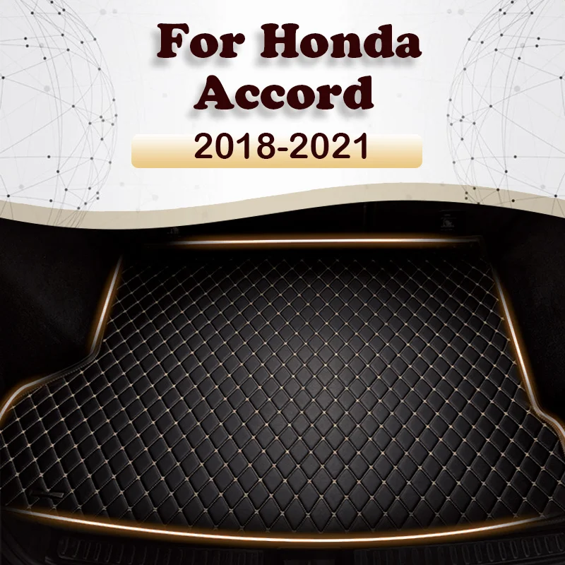 

Коврик в багажник автомобиля для Honda Accord десятого поколения 2018 2019 2020 2021 2022, коврик для багажника, внутренние детали, аксессуары, чехол