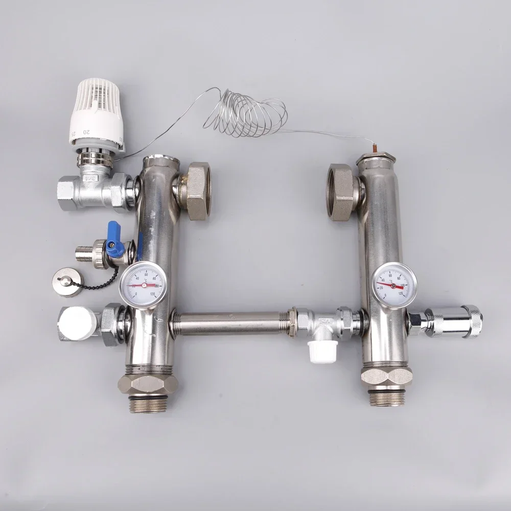 Stainless Steel Floor Heating Parts Water Mixing Control System