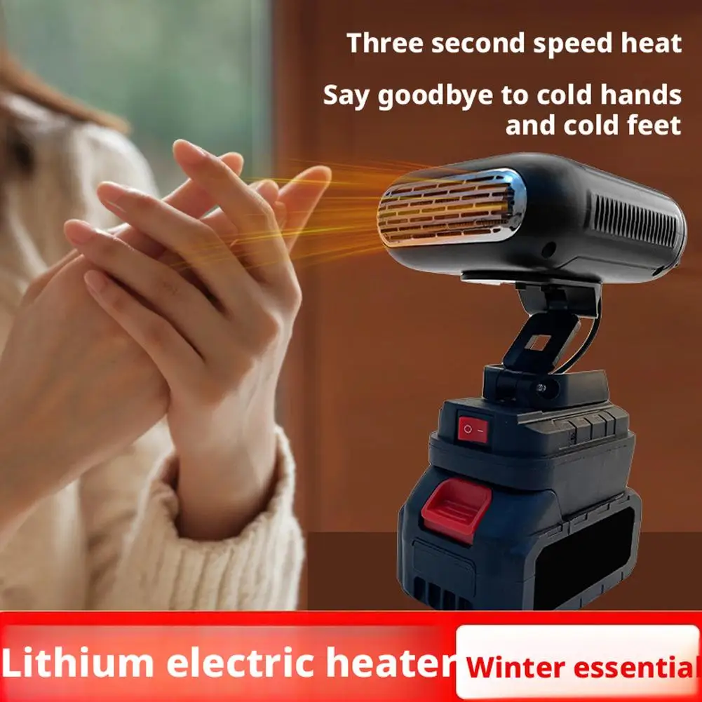 

Электрический небольшой обогреватель, быстрый нагрев, 90-градусный портативный малошумный аккумуляторный обогреватель, 2 температуры для офиса, общежития, дома, автомобиля Y5R3