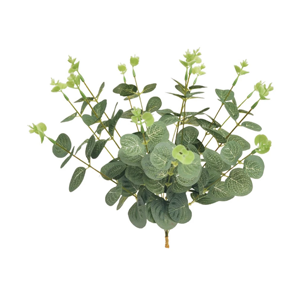 

20pcs Resin Simulation Green Artificial Plants Lifelike Leaves For Home Office Wedding Party Decor Wedding Leaf Decorations