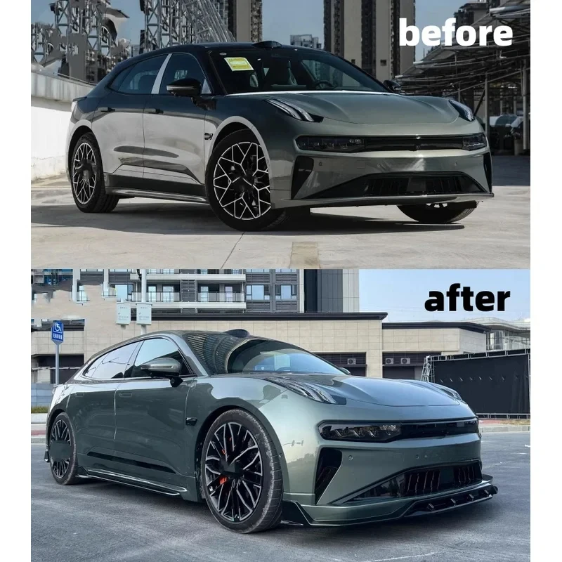High Quality Factory Hot Sale-Front Shovel Rear Lip Side Skirts ZEEKR 00 - Upgrd New Style Automotive Exterior Car Body Kit