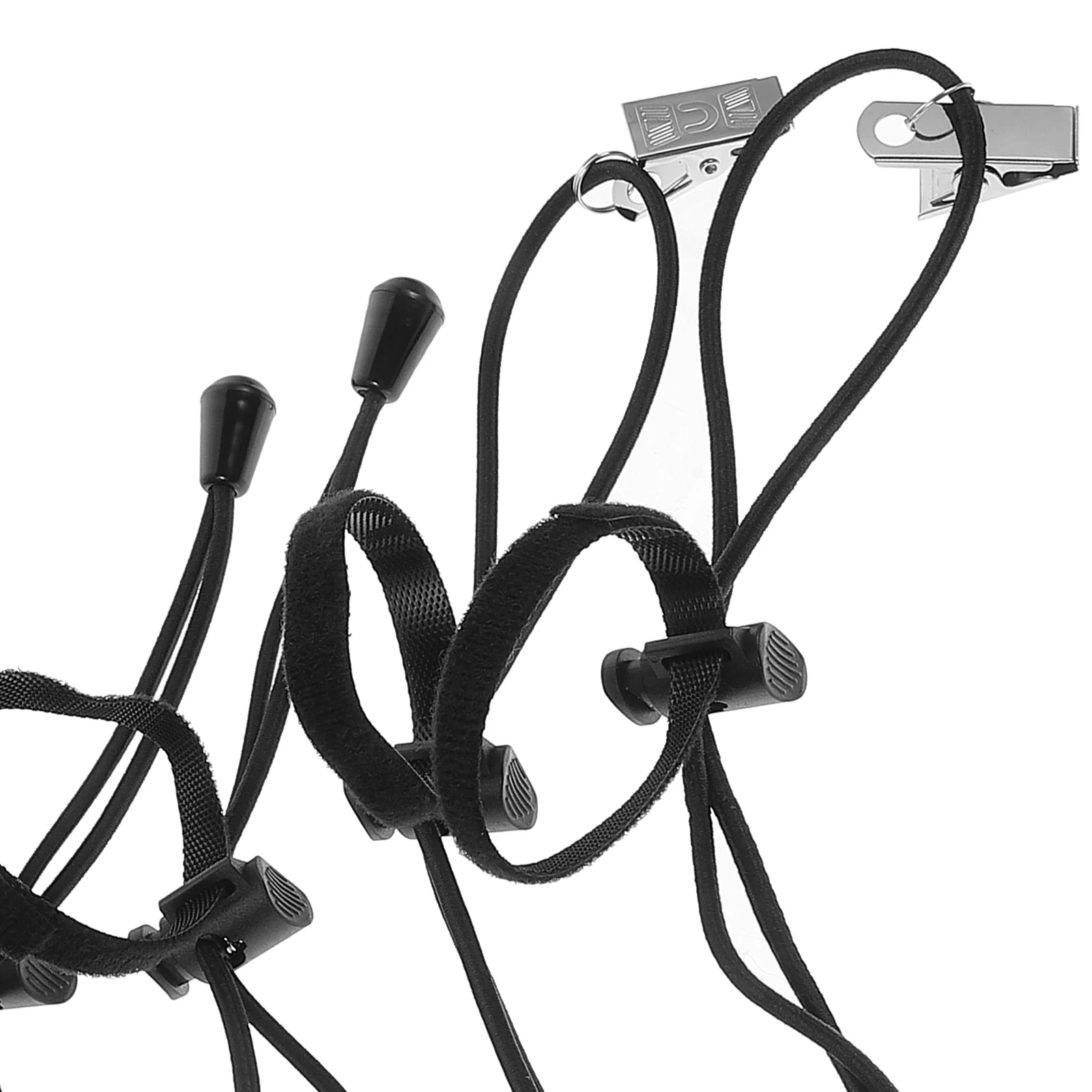 

12 Pcs Background Cloth Set Backdrop Holder Black Photo Accessories Clamp Durable Bands Easy Installation Great Accessory