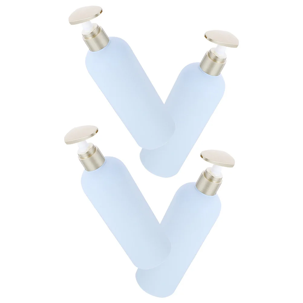 

4Pcs Pump Lotion Bottle 400ml Refillable Empty Press Pump Dispenser Bottles for Shampoo Conditioner Shower Gel