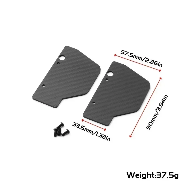 

Carbon Fiber Suspension Arm Mud Guard Dust Fender for ARRMA Mojave 6S RC Car Upgrade Parts