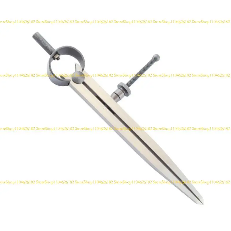 Q2Q4 PALIPER DO LONGO Spring 8 polegadas 3 peças/conjunto Pinça aço e divisor aço para jóias Medição do ângulo precisão