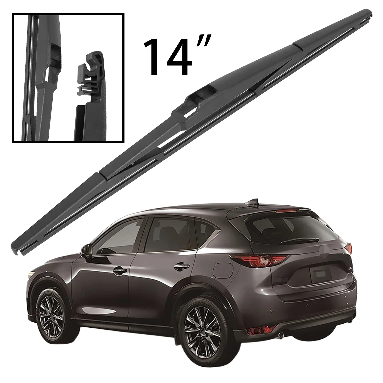 

14" Rear Windshield Windscreen Washer Wiper Blade For Mazda CX-5 CX5 KF 2017-2023 Car Accessories Accsesories