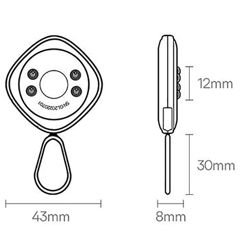 Imagem -06 - Detector de Câmera Anti-spy Proteção de Segurança Gadgets Spy Anti-peeping para Find Câmera Detector Infravermelho Anti-spy