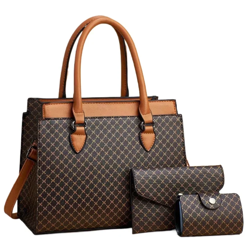 Modna nowa torebka damska z dużą pojemnością kolorowa torba na ramię klasyczna torba Retro typu Crossbody torba na dojazdy do pracy — zdjęcie 3