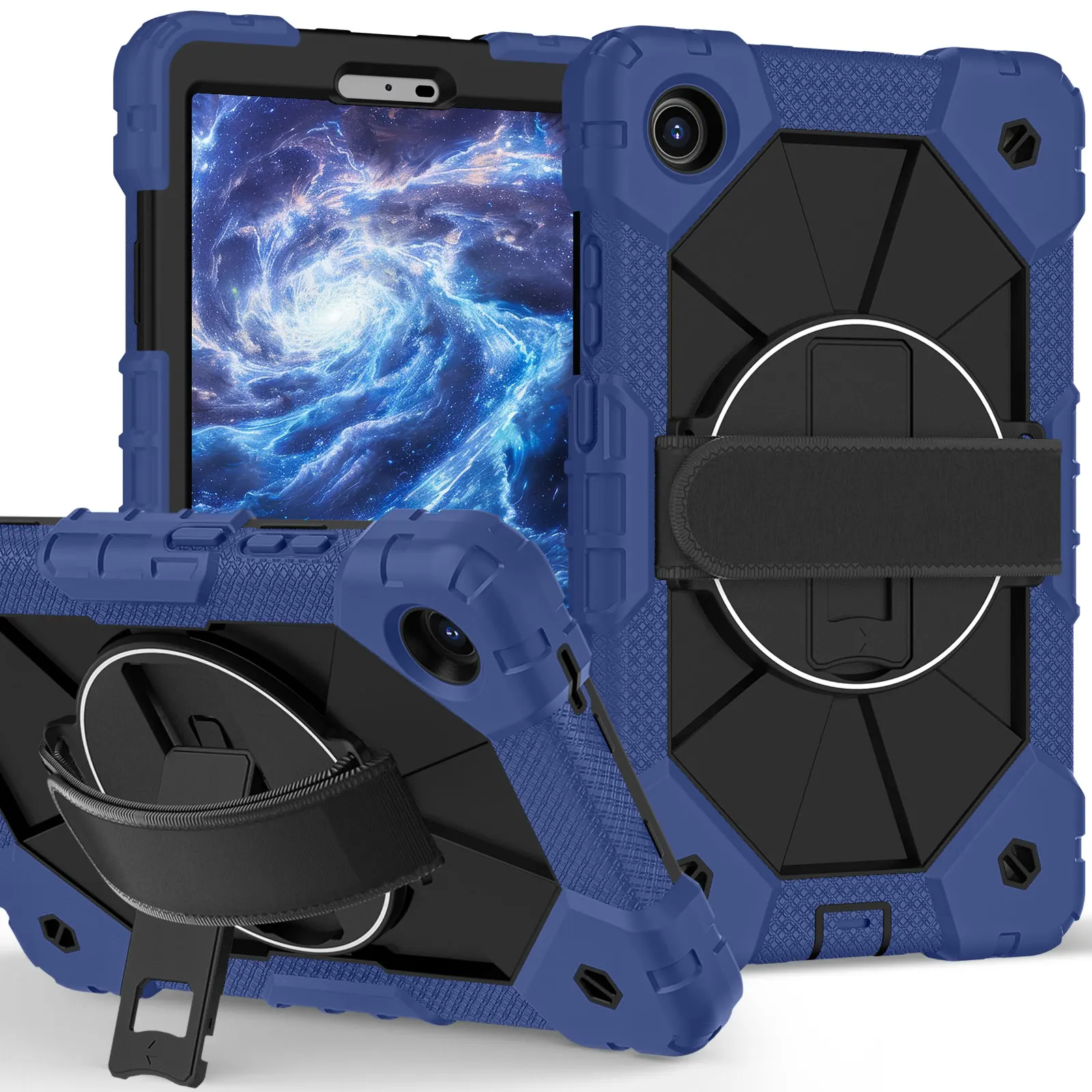 Tablet Case For Lenovo Tab One 8.7 K9 TB305FU 2025 Stand Case Thick Heavy Duty Shockproof with Rotation Kickstand Hard Cover