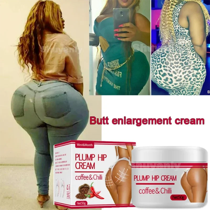 50g Butt Enhancement Cream for Women - Big Ass Hip Buttock Fast Growth Sexy Breast Enlargement Body Care Solution