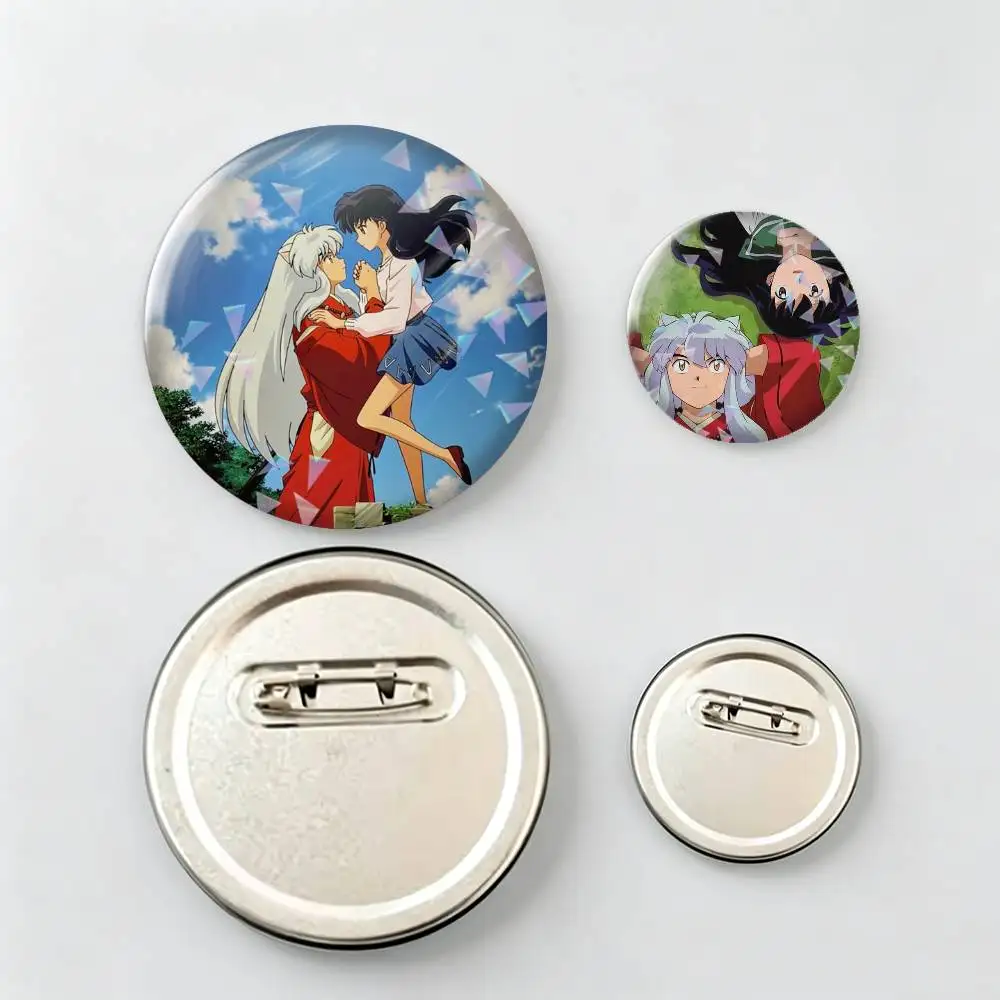 Anime-e Inuyasha Brooch Metal Decorative Brooch Pins for Backpack Clothes Jacket Accessories,Souvenir.