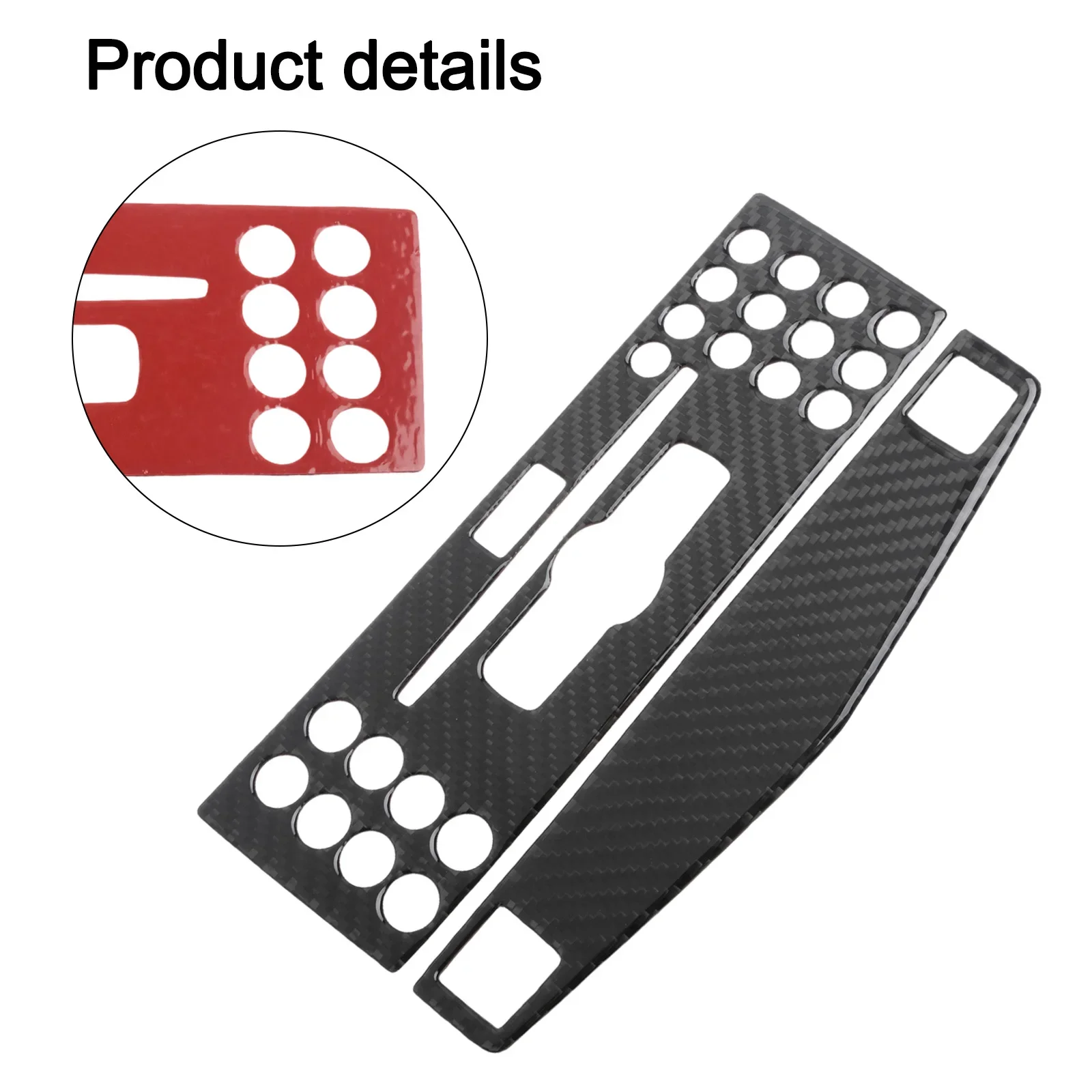 

Enhance Your Car's Interior with Carbon Fiber Console CD Panel Trim for MercedesBenz C Class W204 200710 Type D