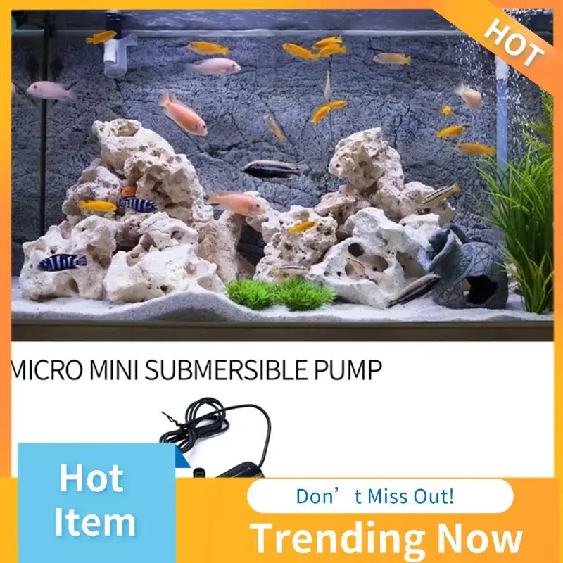 

BBNV-USB Submersible Pump 1M Cable DC Low Voltage Ultra-Quiet Mini Small Water Pump 5V Submersible Pump For Aquarium