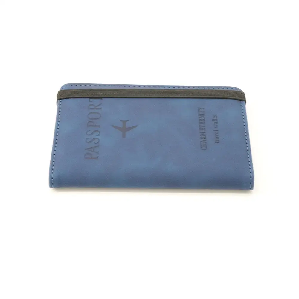 محفظة إكسسوارات السفر RFID حجب معرف البنك بطاقة المنظم حافظة المحفظة غطاء جواز السفر حامل جواز السفر كتاب جواز السفر #4