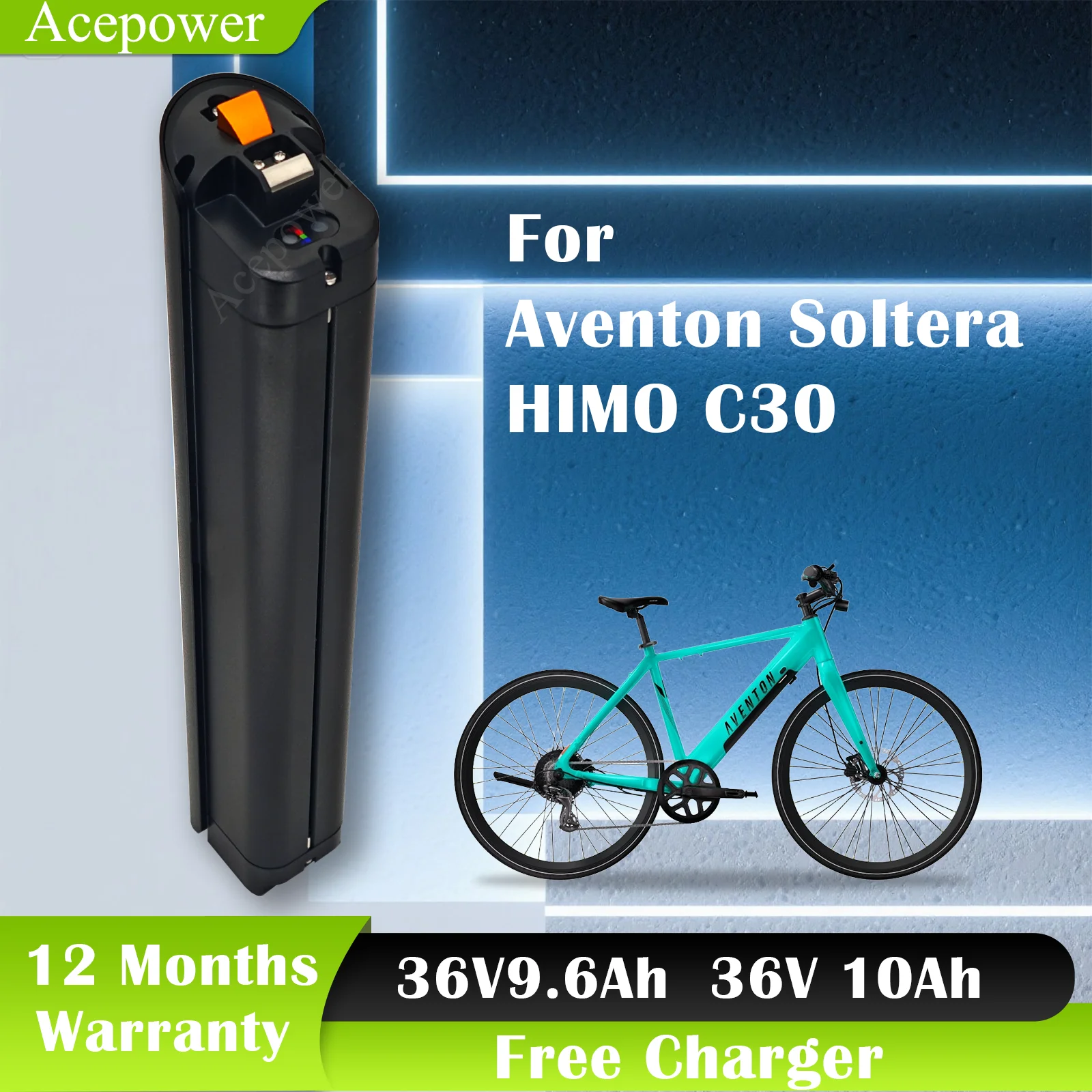 36V 9.6Ah 10Ah Batt… - image