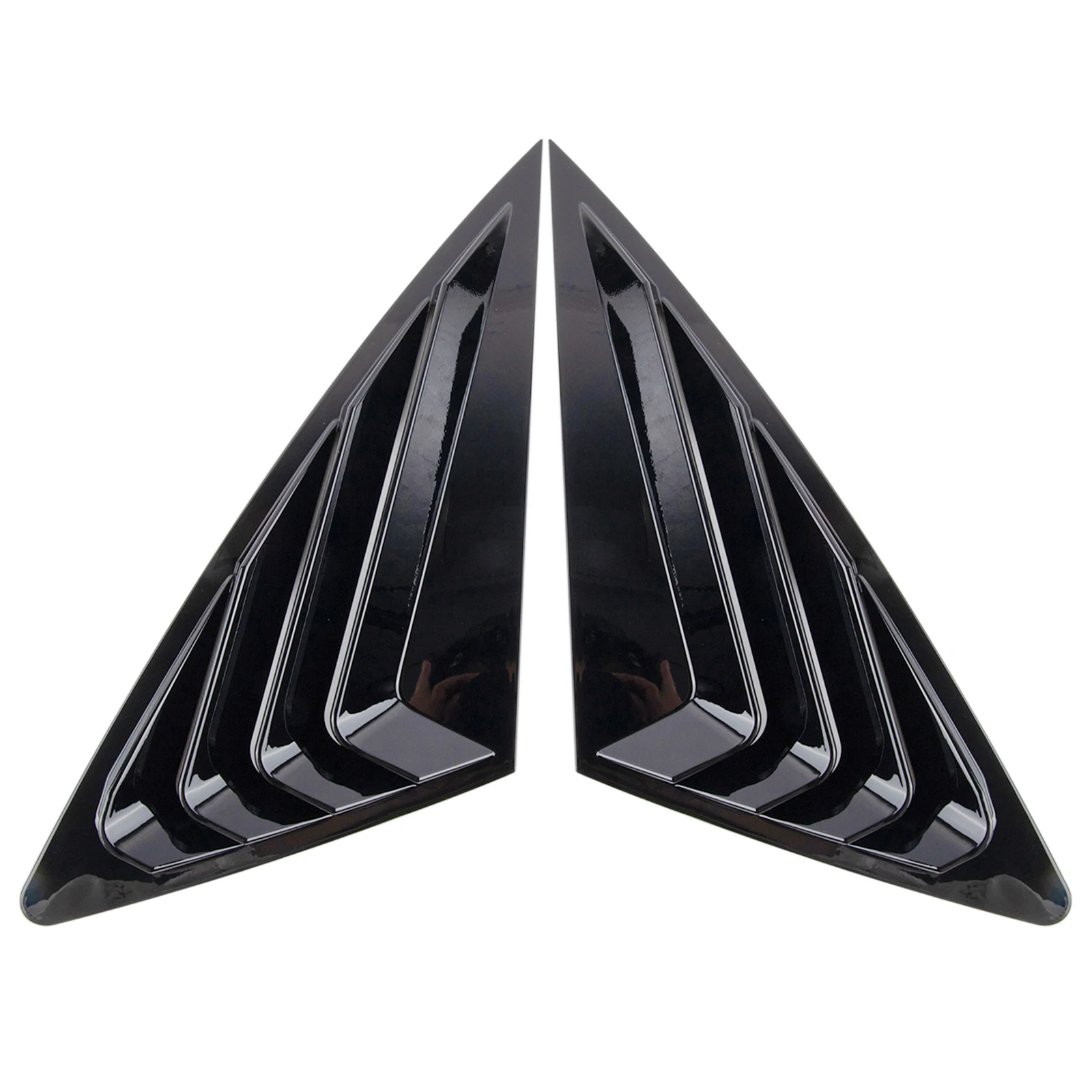 2019-2024 Rear Window Shade Factory Specifications High Reliability Plastic Material Side Window Louvers Vent Trim