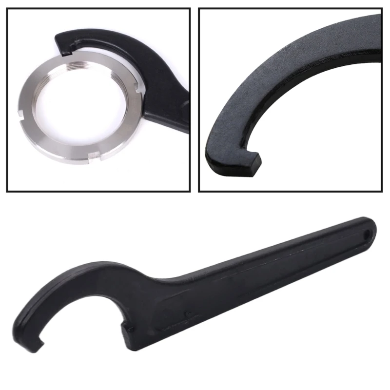 Round Nut Hook Spanner Mill Holder Half Moon Wrench 22-26 28-32 34-36 38-42 for Motorcycle Spanner Wrench Hand Tool