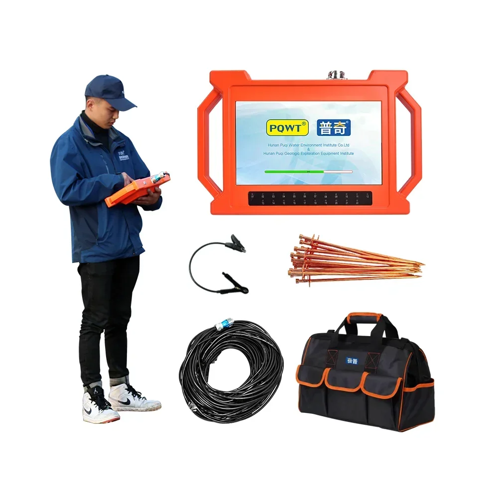 PQWT GT500A Underground Water Detector De Agua Subterranea 100m 200m 300m Geophysical Survey Equipment