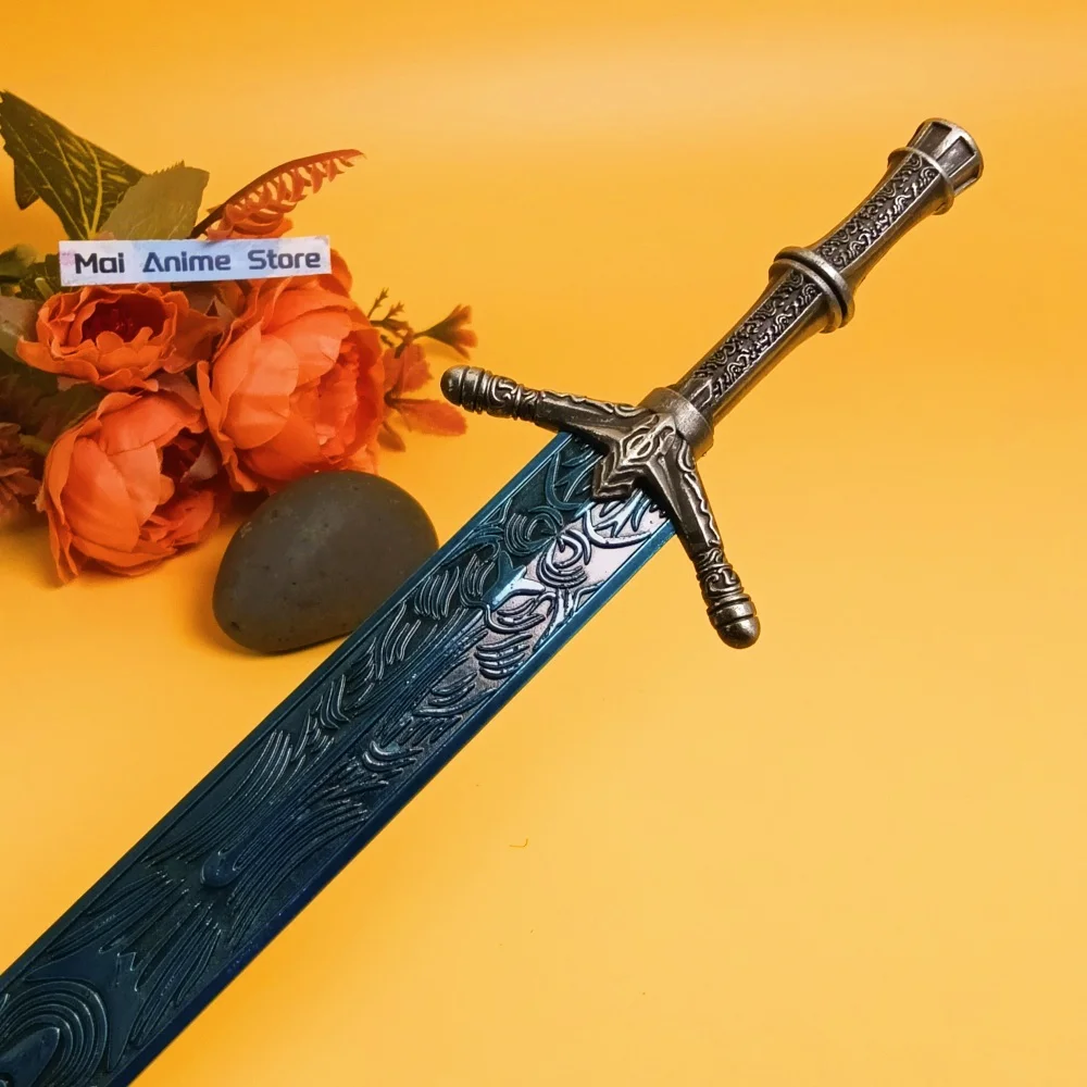 11,6-calowy miecz Elden Katana Ranni Ice Anime, miecz księżycowy, miecz ninja ze stali, metalowa szabla, prawdziwa japońska katana, niedożyłka, zabawka, prezent