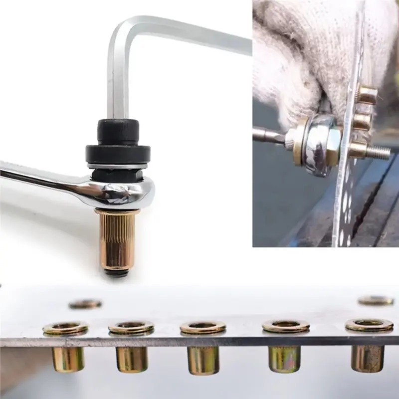 ABUG-For Furniture, Decor, Automotive, Marine Rivet Nut And Manual Tool Set Rivet Nut And Manual Tool Set