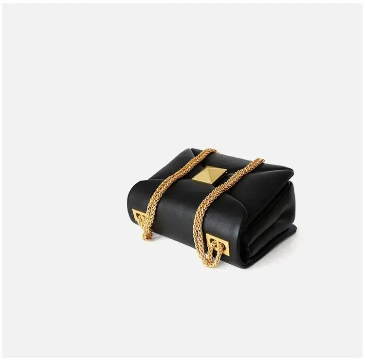 2025 Women's Designer Fashion Real Leather Crossbody Small Square Bag High Quality Cowhide Underarm Shoulder Bags