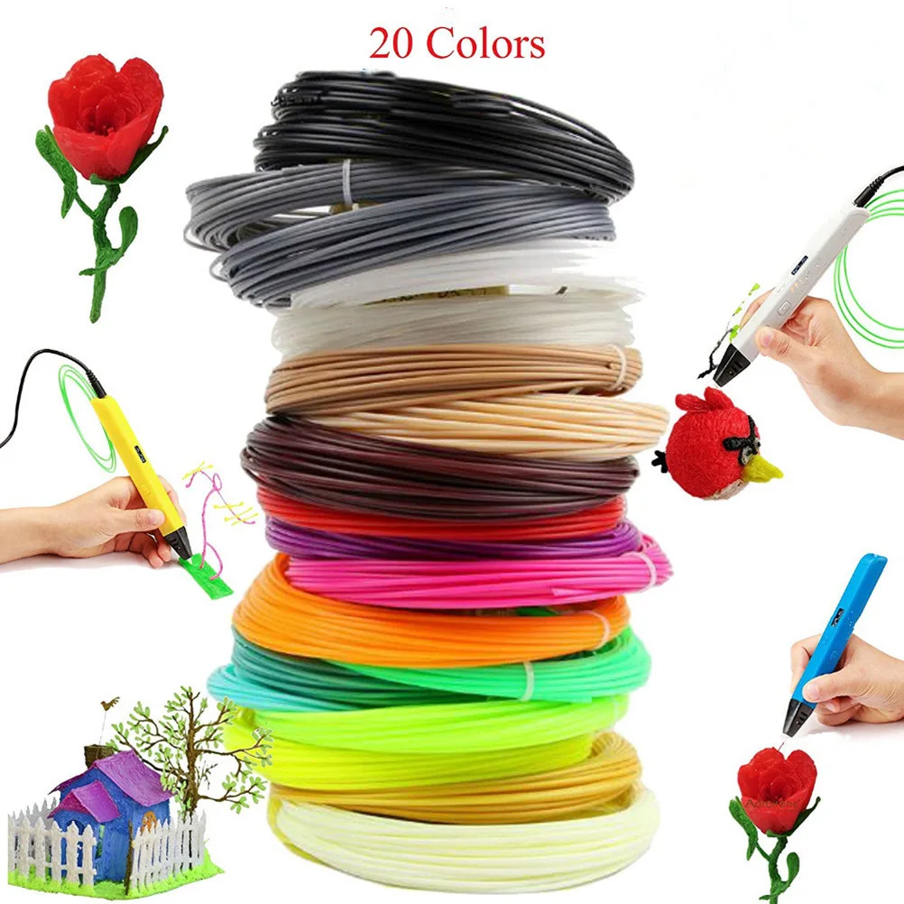 

1.75Mm 328Cm Premium Abs Filament For 3D Printer Pen Refill Plastic Bar 3D Printer Pen High Quality Vivid Colors