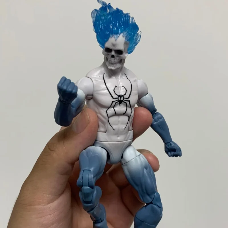 Genuine Marvel Legends Spirit Spider 6inch Mobile Doll Figure Model Garage Kit Anime Peripheral Action Figure Desktop Decoration