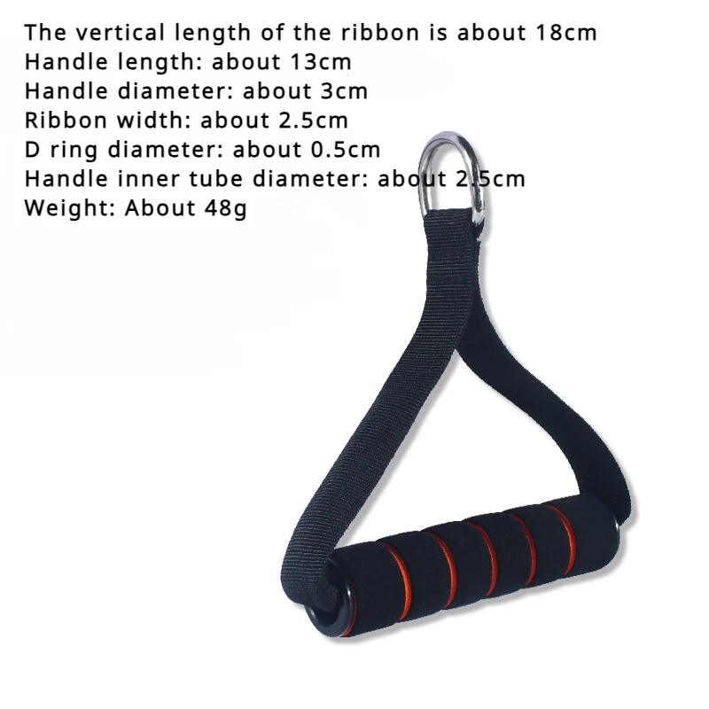 1 Pair Pull Rope Grip Fitness Accessories Exercise Band Handle Rally Handle for Yoga Hammock Handle Resistance Bands Fitness