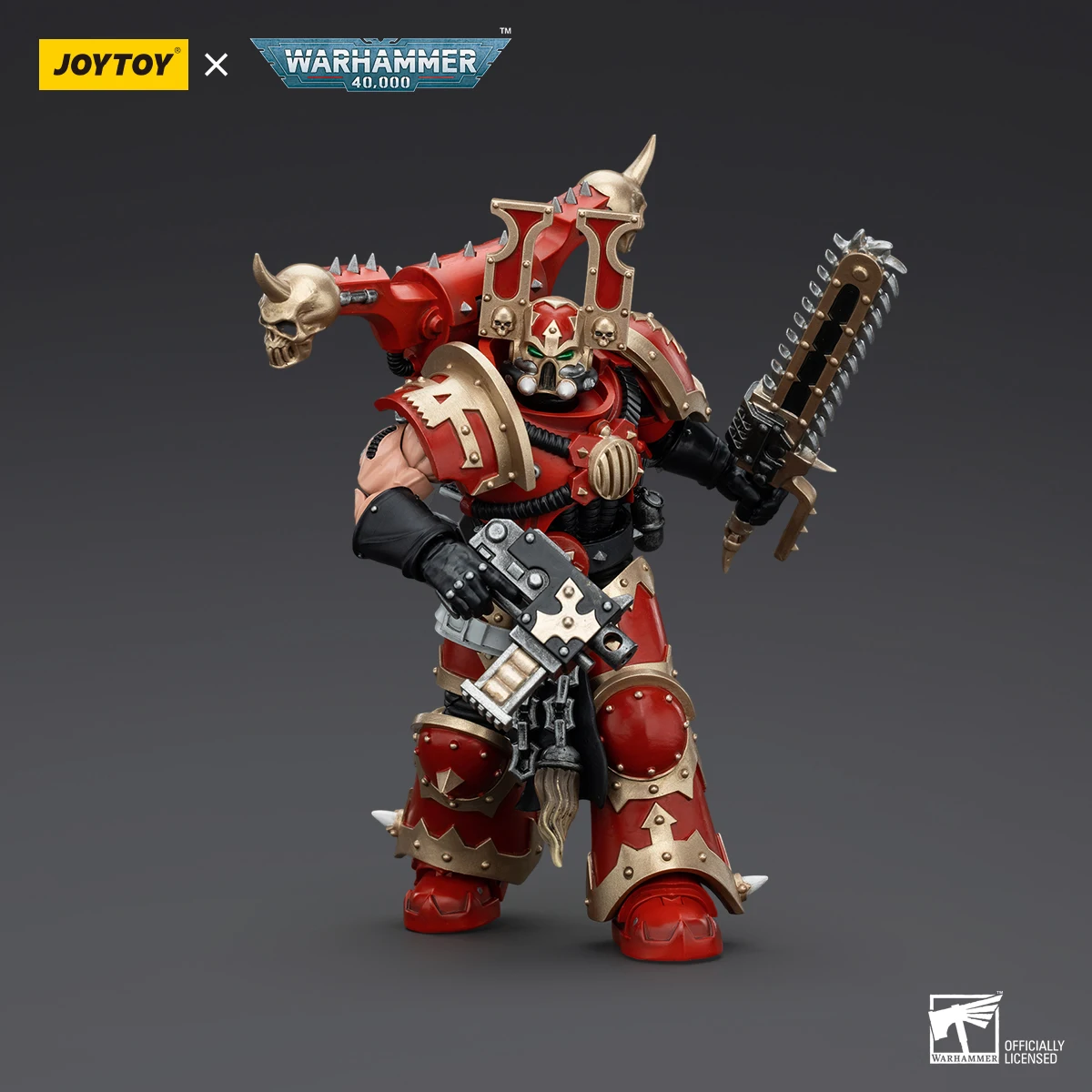 JOYTOY Warhammer 40k World Eaters Khorne Berzerker 5 Actionfiguren Originalkollektion Puppendekoration Geschenk Garagenmodell