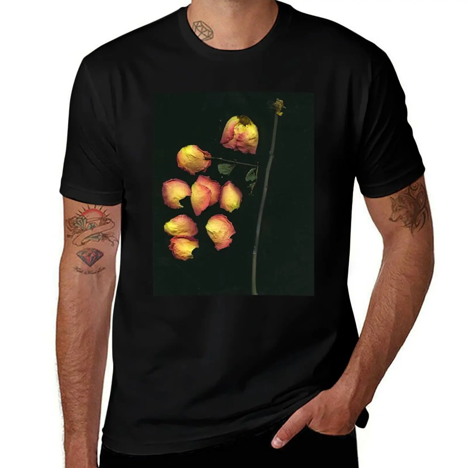 

Fallen Petals T-Shirt t shirts for man graphic tees t shirts for man pack cotton t shirt man designer T-Shirt