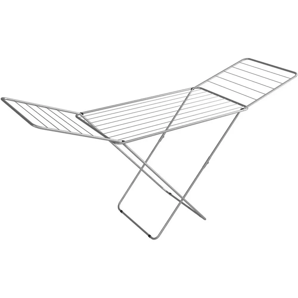 

Sturdy Metal Grey Winged Clothes Drying Rack - 18m Long for Indoor or Outdoor Use