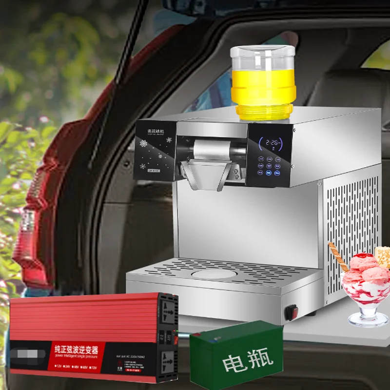 

60 кг/день снежинка льдогенератор коммерческий с водяным охлаждением корейский лед скоростной ледокол снежинка бритый лед