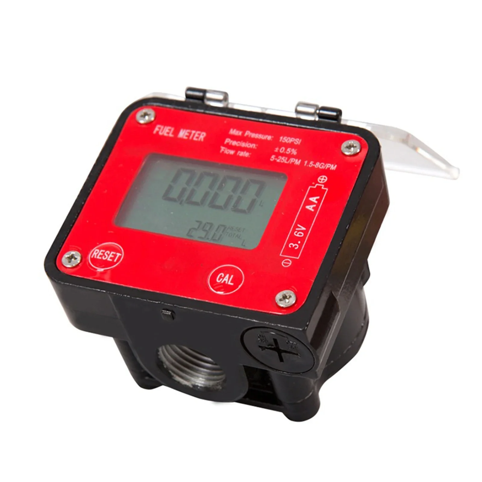 DN15 DN20 Digital Flow meter Gear Sensor Counter Indicator Flowmeter Liquid Heavy Oil Polyvinyl Alcohol Diesel Resins Gasoline