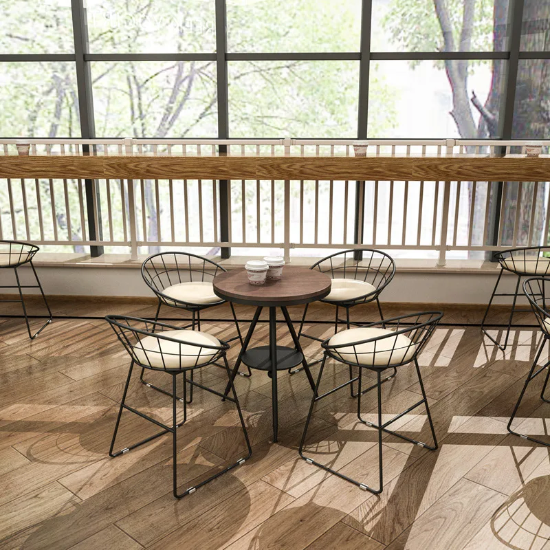 

Balcony table and chairs three-piece set household liftable small round table coffee table chair combination