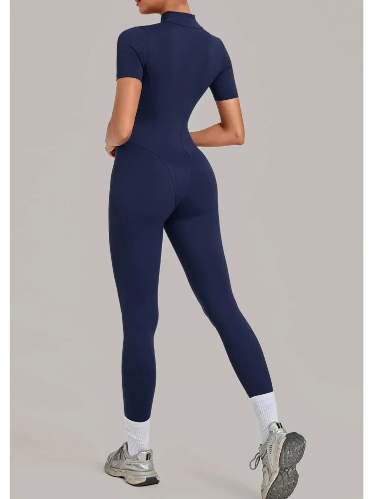 1PCS Yoga Gym Rompers Jumpsuits Women Sports Overalls Active Wear Fitness Clothing Workout Clothes Women Short Playsuits Outfits