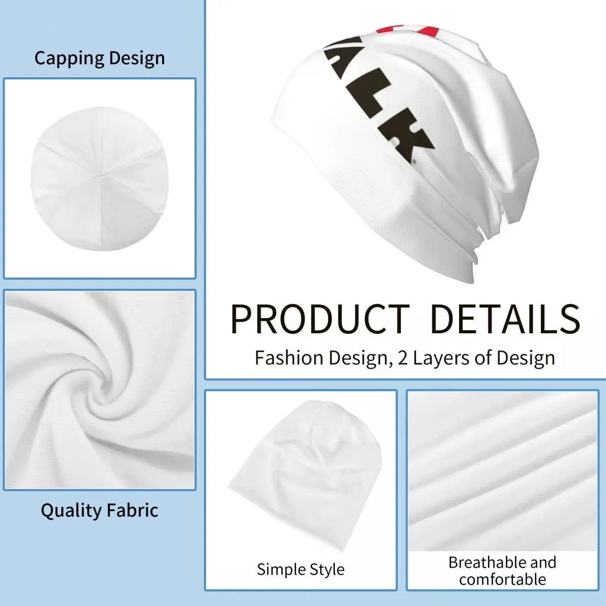 الوشم المدرسة القديمة نمط Airwalk الرجال النساء الكبار بيني قبعات محبوك بونيه قبعة دافئة موضة الخريف الشتاء في الهواء الطلق Skullies القبعات