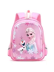 Disney Frozen torba do przedszkola dla dziewczynek Elsa Anna uczeń szkoły podstawowej plecak ortopedyczny na ramię o dużej pojemności Mochilas