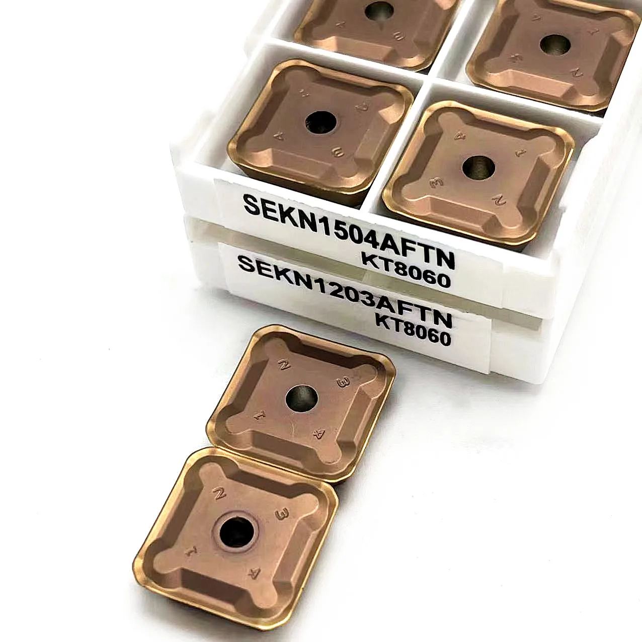 カッティングツールsekn1504,sekn1203,ftn,kt8060,sekn1203,kt7060,CNCインサート,フライス加工,炭化タングステン工具