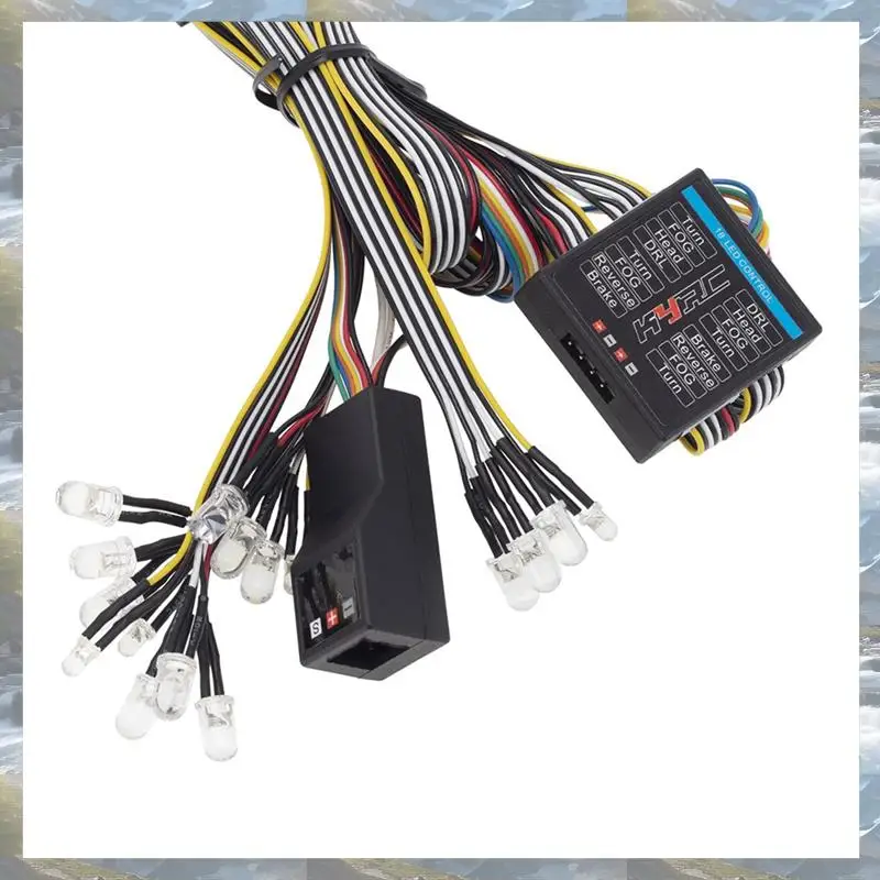 T82C Hot Sale-2X مجموعة نظام الإضاءة محاكاة التحكم ضوء الفرامل ضوء RC مجموعة إضاءة السيارة لنموذج 1/10 1/8