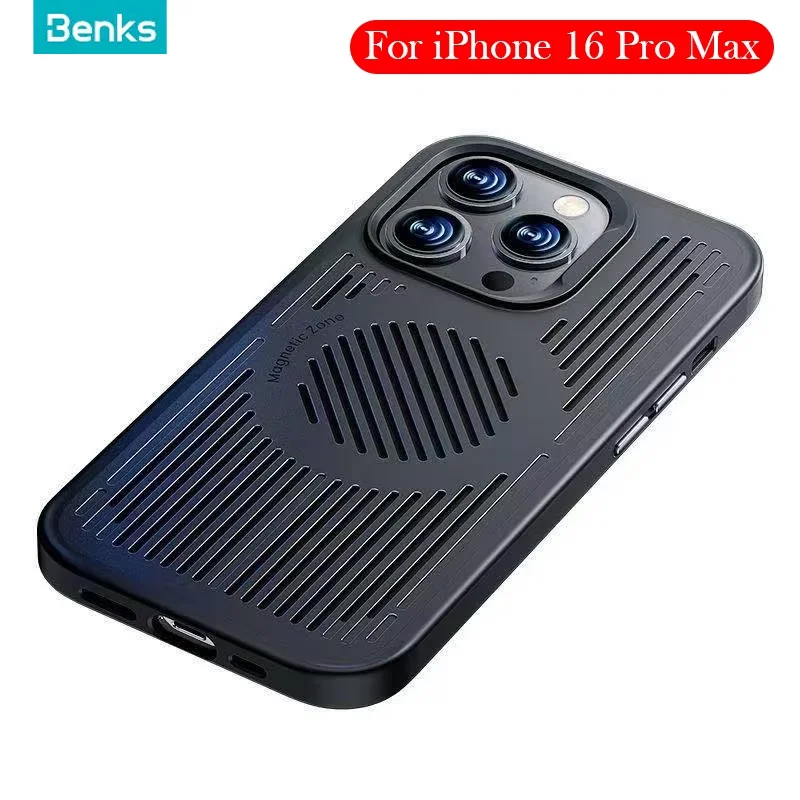 

Чехол Benks для iPhone 16 Pro Max, задняя крышка с рассеиванием тепла для iPhone 16 Pro