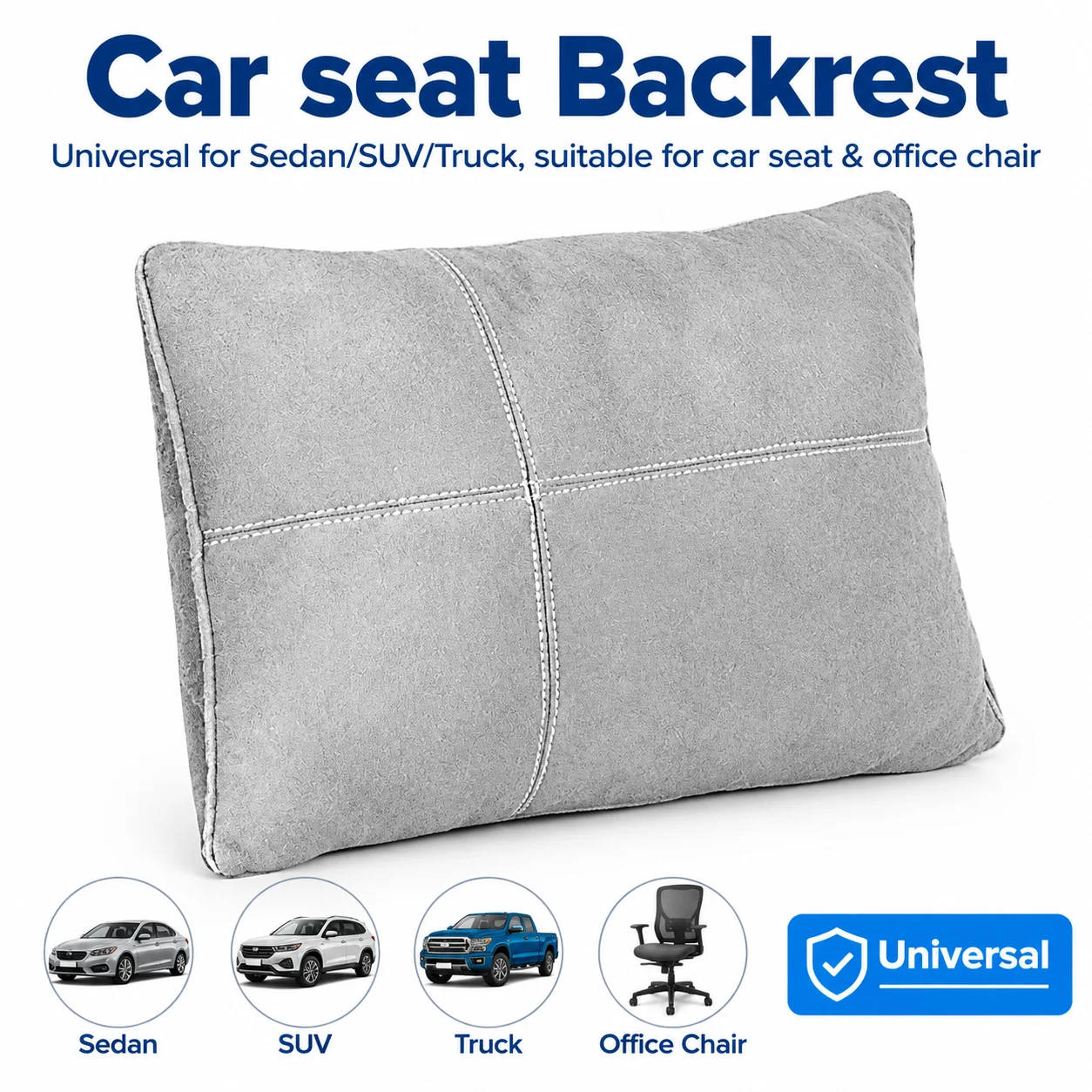 High-quality Car Seat backrest Support lumbar pillow for Hafei Haval Hawtai Honda FAW FIAT Ford Foton EXEED Efini Citroen DS
